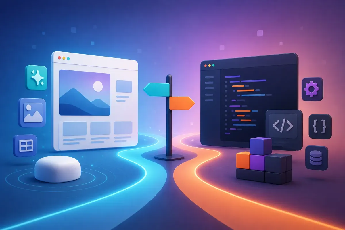 Membangun website dengan bantuan AI, kapan cukup sendiri dan kapan perlu developer