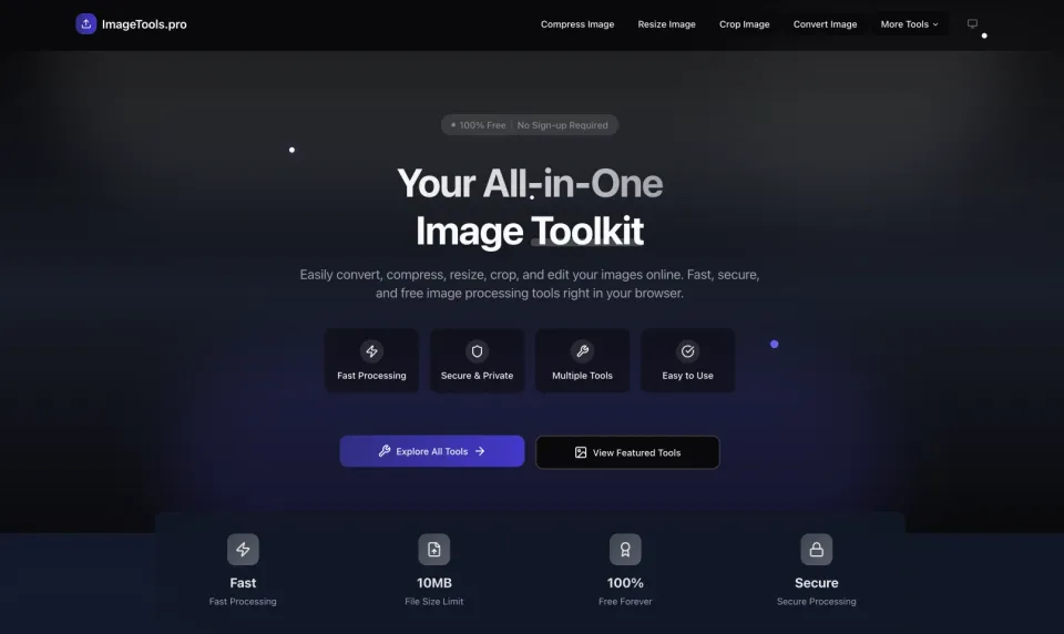 ImageTools.pro - Website pengolah gambar online