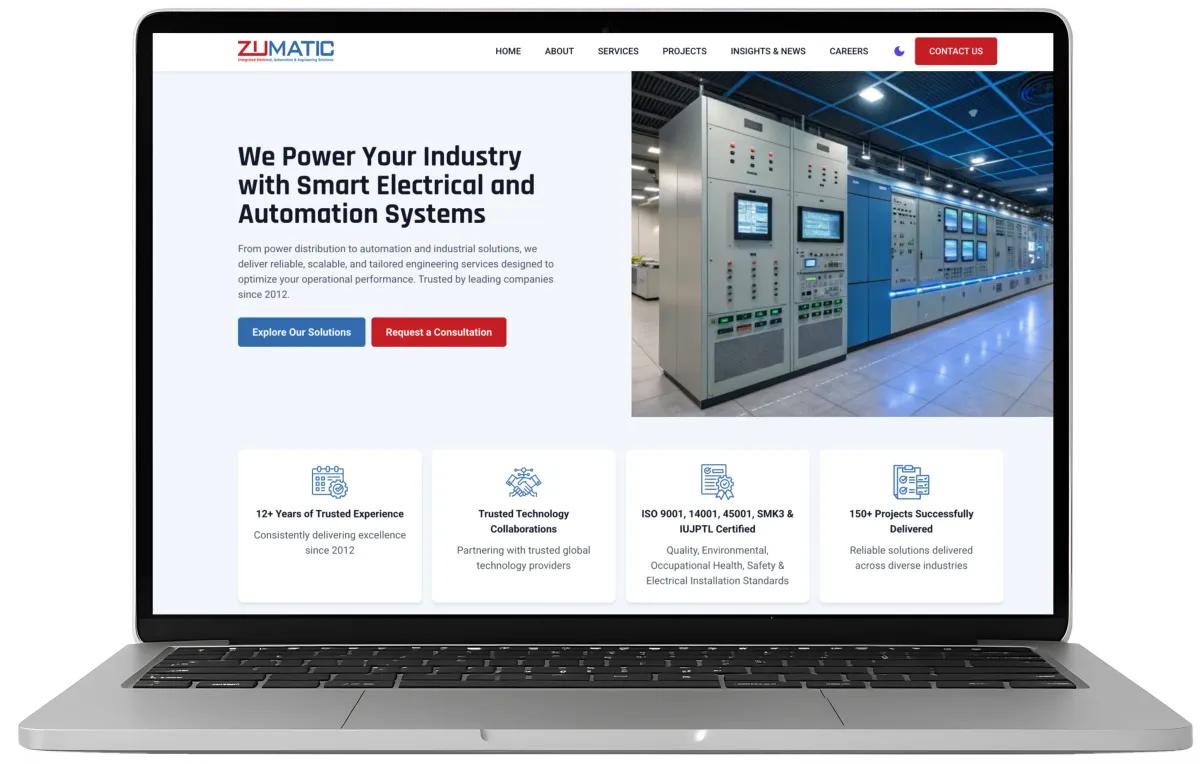 Studi Kasus Redesign Website PT Zumatic Saka Persada
